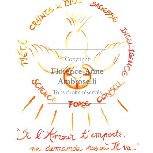 La colombe de l'Esprit Saint