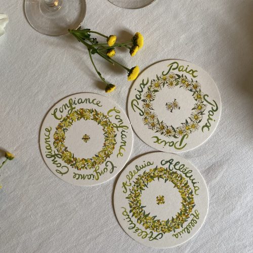 Sous-verres pour notre table