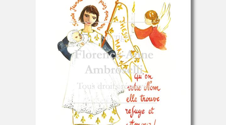 pack bapt&ecirc;me sainte jeanne d'arc